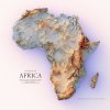 Shaded relief maps of Africa.
by @researchremora