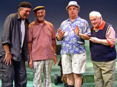 maturemenoftvandfilms: Granville Van Dusen, Jack Klugman, Paul Dooley and Charles Durning appear in 