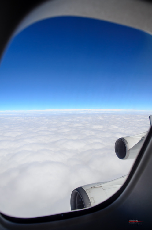 sunset-wing:  Photography by sunset-winghttp://sunsetwing.com/ All Nippon Airways - Boeing 747 - Upper deck