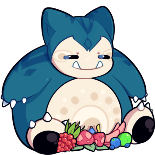 capriicant:Someday I’ll relax on putting random markings on Pokemon. Today is not that day ! SNORLAX