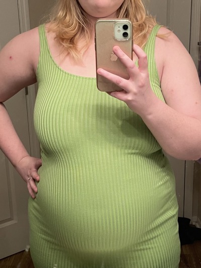 Porn Pics ffabellylover:100lb difference 