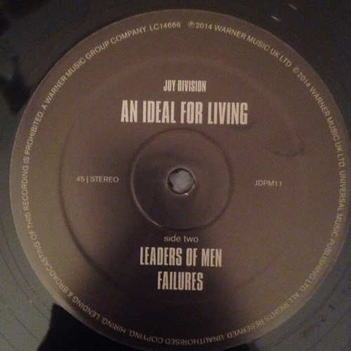 Joy Division - An Ideal For Living Ep