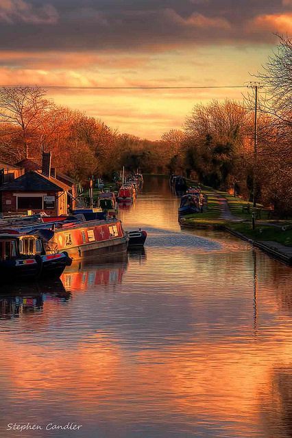 crescentmoon06:  Shropshire Union Canal at Norbury Junction, Staffordshire, England, UK