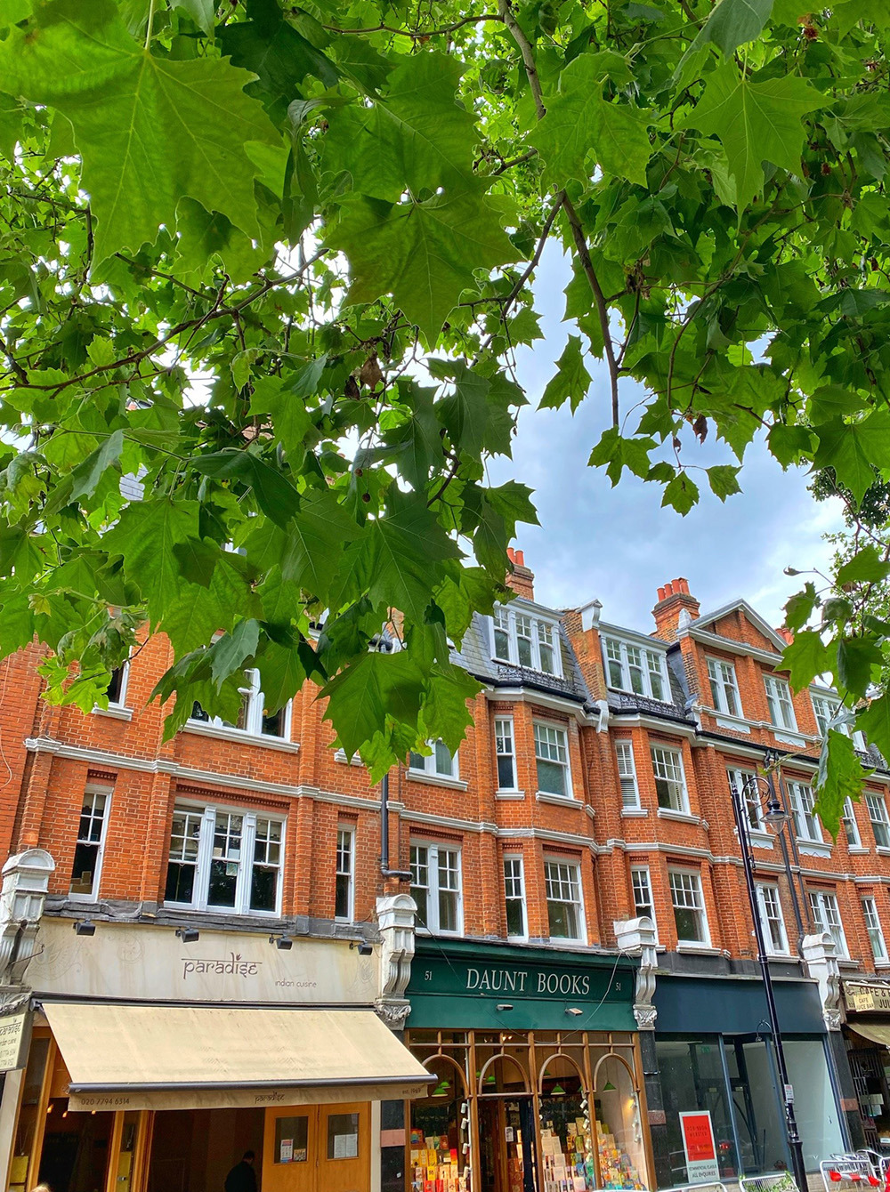 Hampstead Village doors.