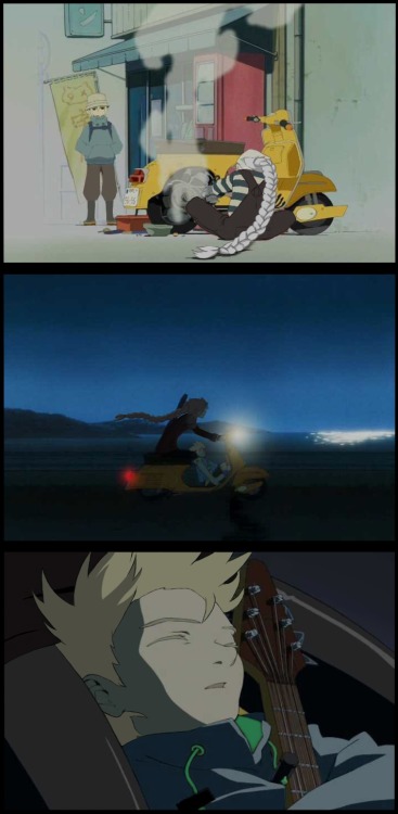 I dont’ even know how this was born, but here’s a FFVII x FLCL crossover nobody wanted :