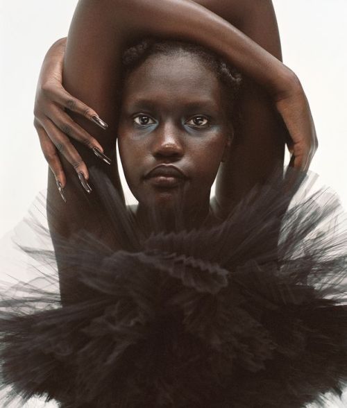 modelsof-color:Aj Yel &amp; Akuac Yel by Ronan McKenzie for WSJ Magazine , September 2020