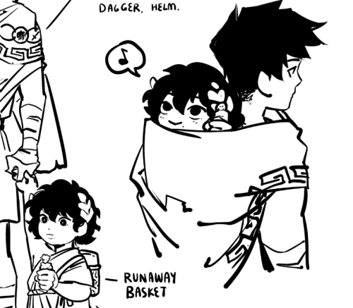 velinxi: random young gods au doodles