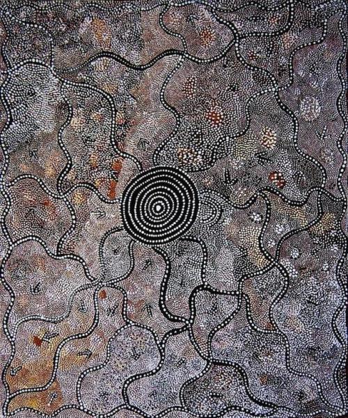 newguineatribalart - Johnny Warangkula Tjupurrula Aboriginal art