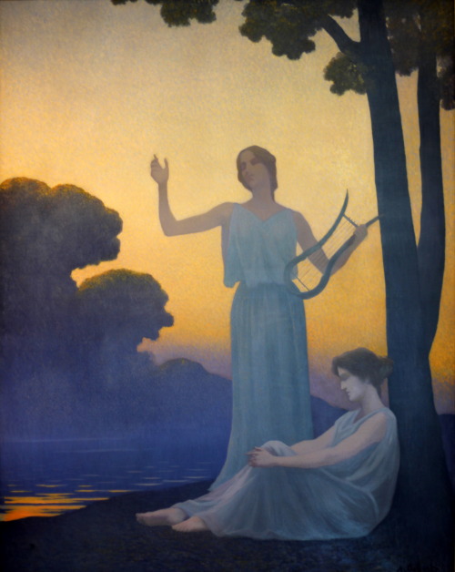 fleurdulys: Chant du soir - Alphonse Osbert 1906