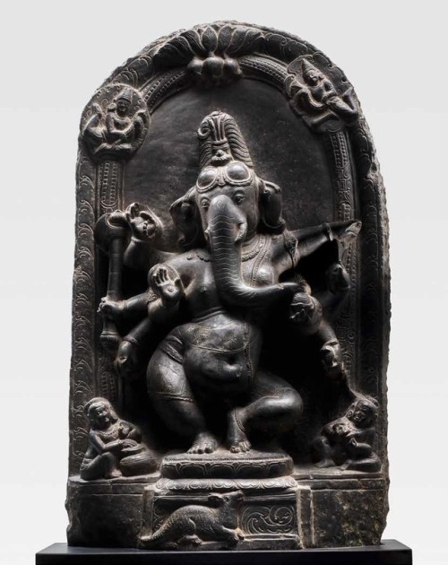 Ganesha, pala art from Bengal