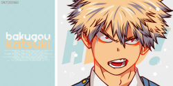 aizawashoutta:    “From here on, I..! From here on..! Y'hear me?! I’m gonna… beat you all! I’m going to become the number one!! Enjoy your win. It’ll never happen again! Dammit!!!”↳ ♡ Happy Birthday to my angry hot hero ♡ | Bakugou Katsuki
