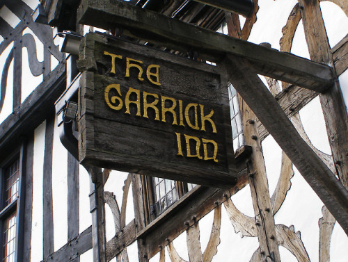 myfairylily:The Garrick Inn : the precise date of the construction of the half-timbered building is 