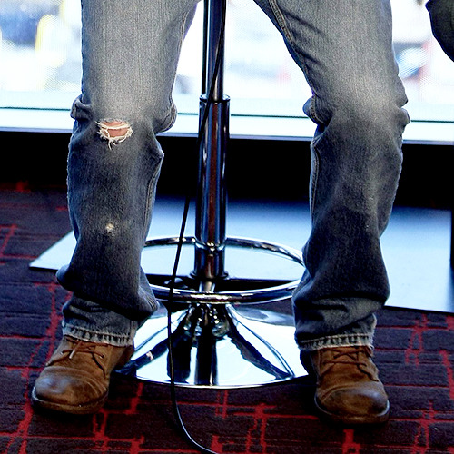 I cannot focus on anything except the strategically placed hands.   Oh lawd, the