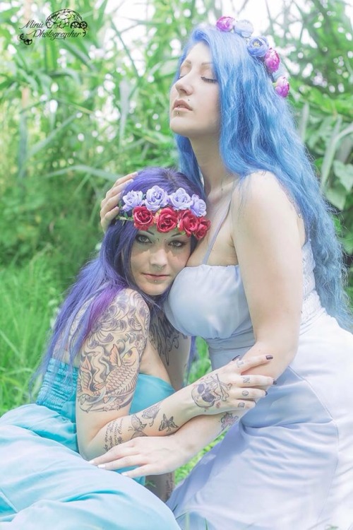 tabatasuicide: Me and lagoonaapple for minuminula Fairy power!  Pavia, 2015