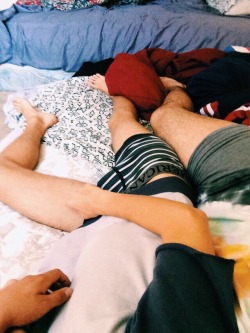 nobhilllife:Cuddling with you sounds perfect right now. 💛💙😴👬