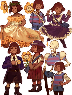 velinxi:The ambassador looking their best!!! Toriel probably made all of the clothes