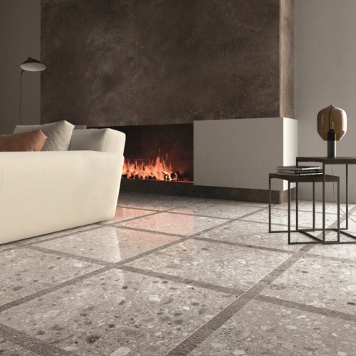 archiproducts: FUTURA by Ariana Ceramica bit.ly/1hd9Qpb The natural stone’s warm grey colour 