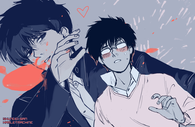 A little fanart for 春泥さん’s comic 【月食奇譚】(Available in the OPERA