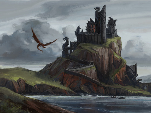 A Grim Place, Dragonstone Was Built By Valyrians With Arcane Arts, Fire, And Sorcery. Capable Of Liquefying