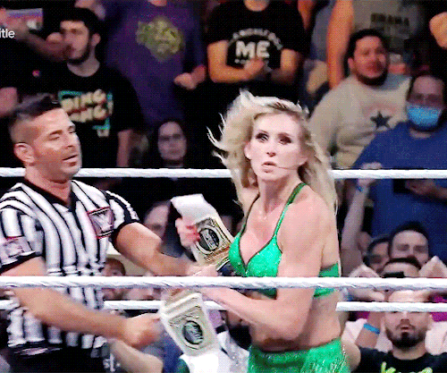 audreyhrnes: CHARLOTTE FLAIR wins her 14th title at WWE MONEY IN THE BANK 2021