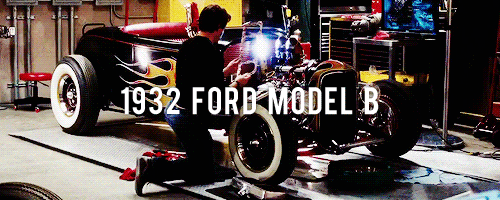 cptxrogers:  Tony Stark + his car collection 