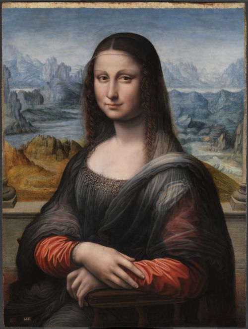 Leonardo da Vinci´s Workshop, Mona Lisa, c. 1503-1519, 73 x 57 cm, Madrid, Museo del PradoThis is a 