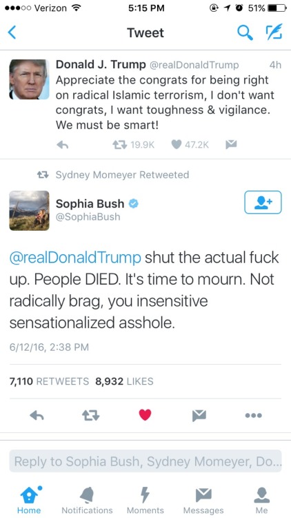 ishipbadasschicks:spuandi:emmashooked:Sophia Bush is a true American hero.that’s my wifey*drops to o