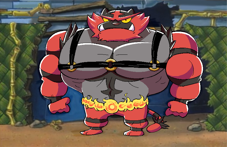 daily-incineroar: daily-incineroar:  AND NOW, FROM THE ALOLAN ISLANDS, A CREATURE SO FEARSOME, SO TERRIBLE, SO MIND-BENDINGLY LARGE THAT THOSE OF YOU WITH WEAK CONSTITUTIONS MAY WANT TO LEAVE THE STADIUM, READY OR NOT, HERE HE COMES, QUAKE WITH FEAR YOU
