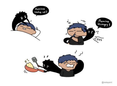 XXX codepami:  Venomin*Eddie and Aomine same photo