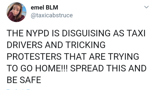 artdefenses:Hey guys, I found this tweet from yesterday (June 3) and decided to post as an alert. They might decide to do it again in NYC and other places, so please, take care.