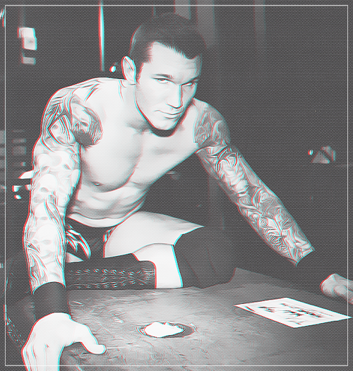 randy-theviper-orton:  25 favorite pictures of Randy Orton: 1/25  This pic gets me so “exited” ;)