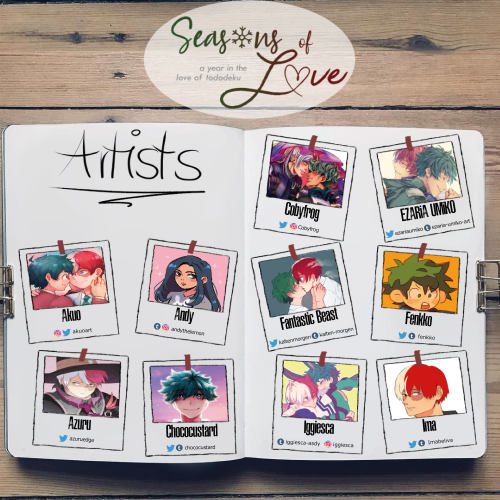 mousaicreations:SEASONS OF LOVE ZINE - CONTRIBUTORS    We are prepared to capture the memories!With 