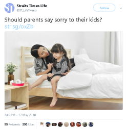 heyblackrose:yourejustanotherversionofme:  gahdamnpunk:Why is this even a question? How is your child meant to learn to apologize when you don’t do it yourself as a parent?  This is actually a really important factor in how I establish healthy, trusting