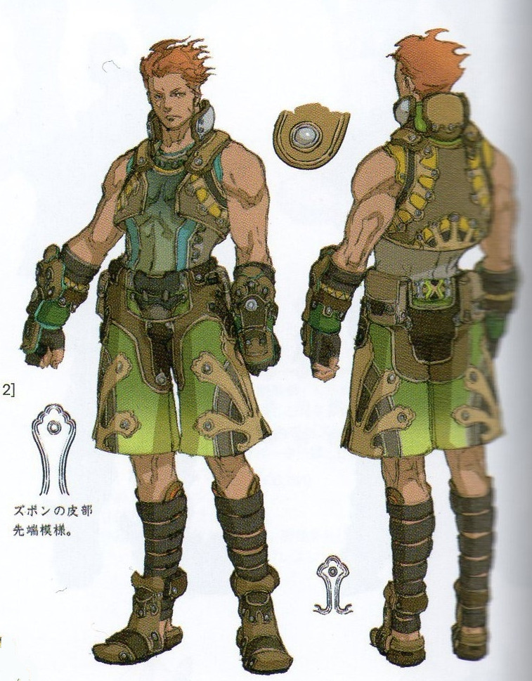 best-dadapon:  Now it’s Reyn time. (sorry)From Xenoblade: The Secret file: Monodo