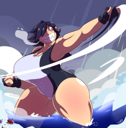 thaddeusmcboosh:  Dude it’s cold as fuck right now.So here’s @theenglishgent‘s gal Cora doing some training in the antarctic. Or the arctic or some shit I dunno it’s fucking cold.But I’ve always liked Cora and her design and I still do so kablam.Go