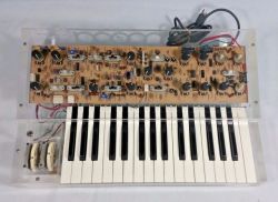 synthface:  “Moog Prodigy Synthesizer Keyboard Custom Made by Moog Clear Case 
