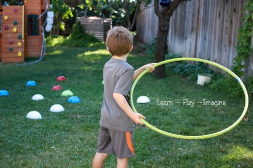 &ldquo;Outdoor Hula Hoop Games&rdquo;  1. The Hula Hop 2. The Hula Catch 3. The Hula Race 4.