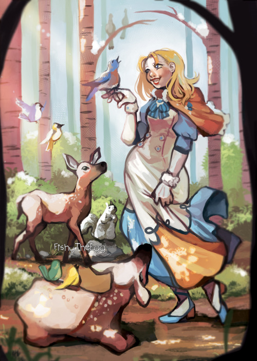 Actual Disney Princess, Annette Fantine DominicMy piece for the @fe3hannettefanzine, which is h