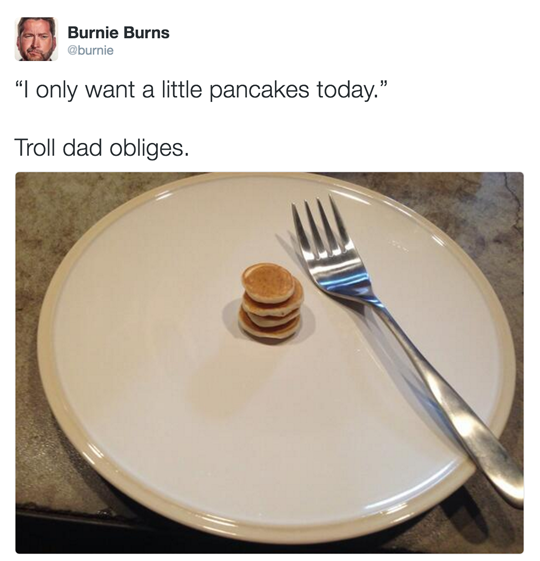 tastefullyoffensive:  When dad jokes backfire. (via Burnie)