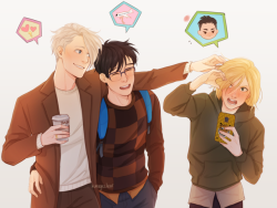 hachidraws: they’re like doting parents,