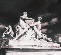 at Place de la concorde