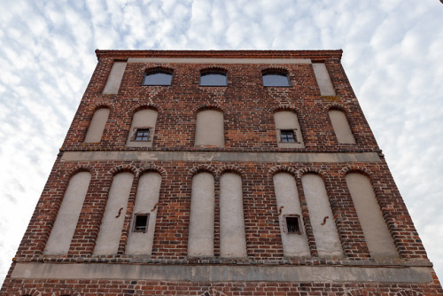 Vertical.Gate house, Usedom, Baltic Sea.