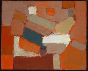 slam-modern:Composition, Nicholas de Staël, 1950, Saint Louis Art Museum: Modern and Contemporary Ar