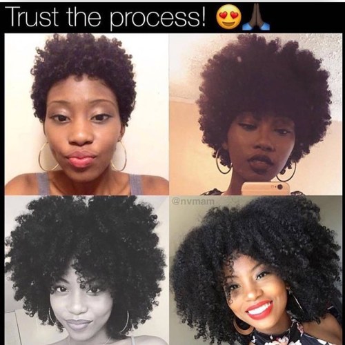 Trust the Process @nvmam ✊...#2FroChicks #NaturalHair #nobleach #afrocaribbean #afrolatina #Melanin 