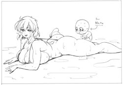 okatimati: For Mato   I drew   V sling bikini ! Thank you for your request! 