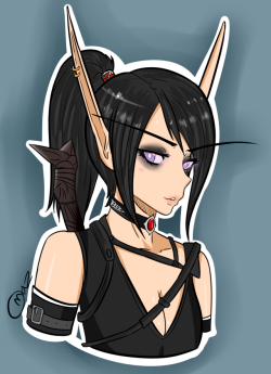 Myz-Dark-Side: Omazdex:  Huntress My Part Of The Art Trade With Huntress Of Their