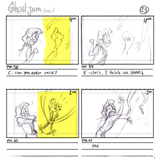my storyboard for class! i apparently went overboard and did too much…so like, slap that on m