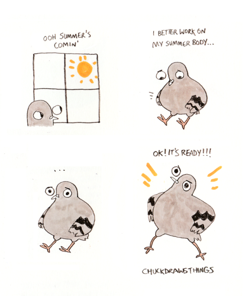 chuckdrawsthings:u have a body? ur already summer body ready