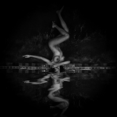 “Near Symmetry”Devi underwater in Brentwood, CA. July 2013Added this and 31 other B&W images fro