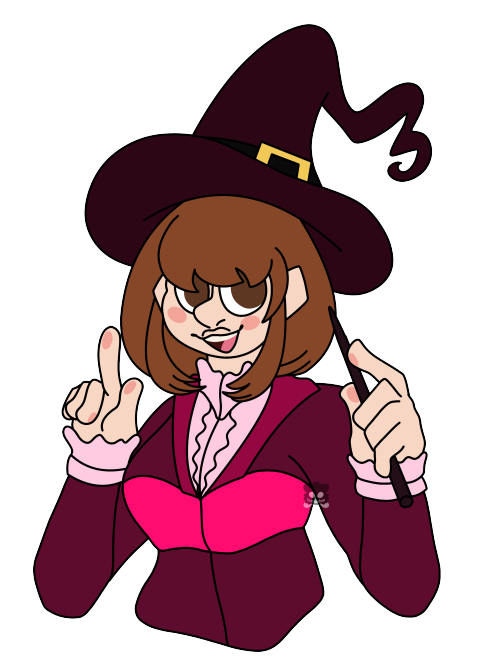 ★ Ochako Uraraka ★in a classic witch costume! ; for anon!